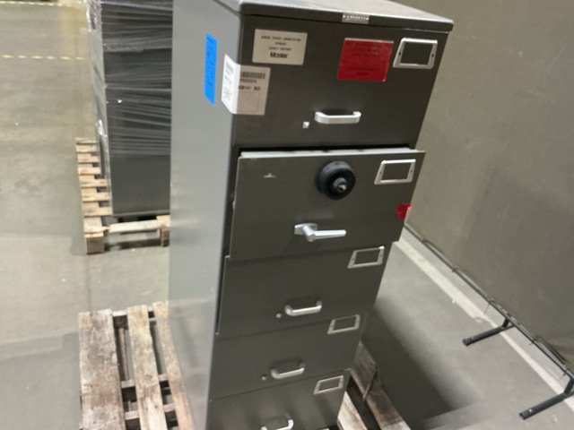 (3) Mosler Filing Cabinet Safes