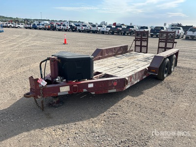 1990 Float King 14 ft T/A Equipment Trailer