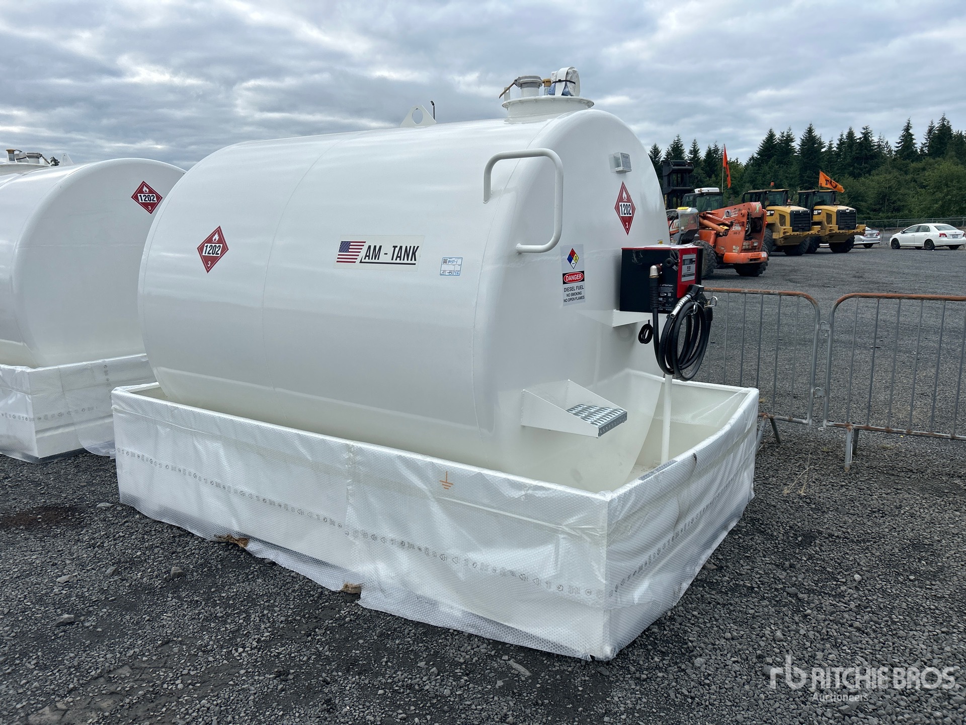 2026 AM Tank 2300 2376 gal Skid Mounted Steel Diesel Fuel Tank (Unused)