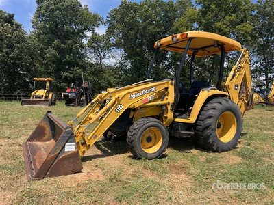 2007 John Deere 110 4x4 Baggerlader