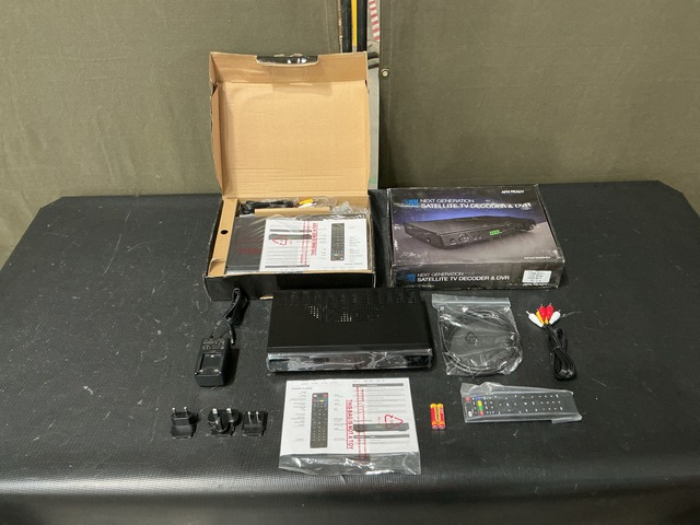(187) Next Generation AFN7500HD Satellite TV Decoder/DVR Equipment (187) Next Generation AFN7500HD Satellite TV Decoder/DVR Equipment