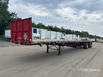 1997 Lode King 48 ft T/A Flatbed Trailer