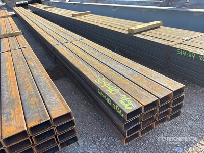 Quantity of (16) 1 1/2 in x 3 in x 24 ft 11Ga Rectangle Tubing Divers  (Unused)