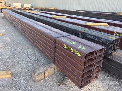 Quantity of (24) 4 in x 20 ft Metal C-Purlin Divers  (Unused)