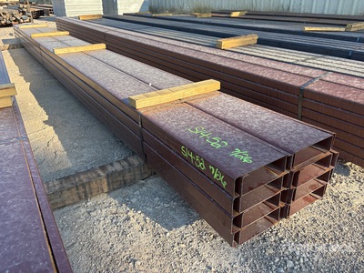 Quantity of (16) 8 in x 20 ft Metal C-Purlin Divers  (Unused)