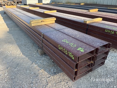 Quantity of 8 in x 20 ft Metal C-Purlin Divers  (Unused)