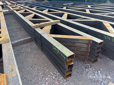 Quantity of (5) 18 in x 20 ft Metal Trusses Divers  (Unused)