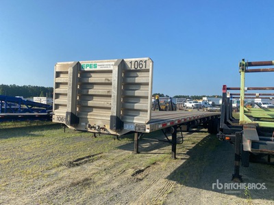 2012 Transcraft 53 ft T/A Flatbed Trailer