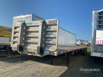2012 Transcraft 53 ft T/A Flatbed Trailer
