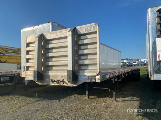 2012 Transcraft 53 ft T/A Flatbed Trailer