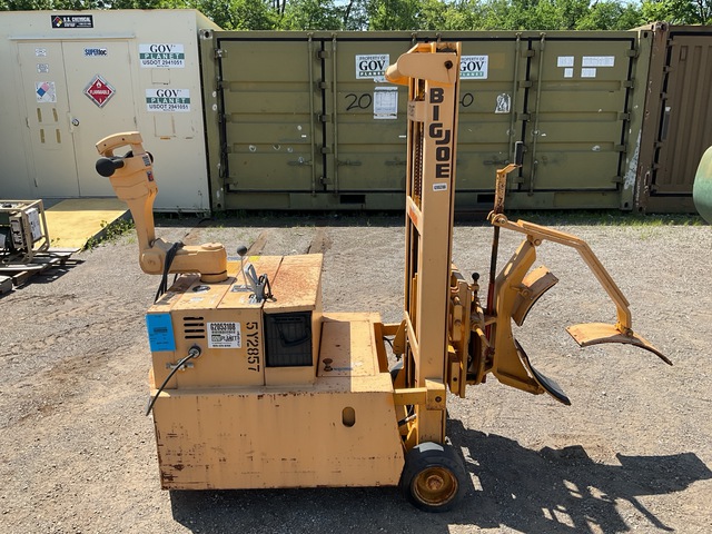 Big Joe PDCM-20-106 Electric Walk-Behind Forklift w/Paper Roll Clamp