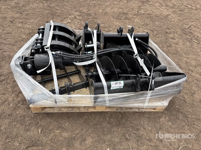 Quantity of (9) 2026 AGT 12EX-ATA Mini Excavator Attachments (Unused)