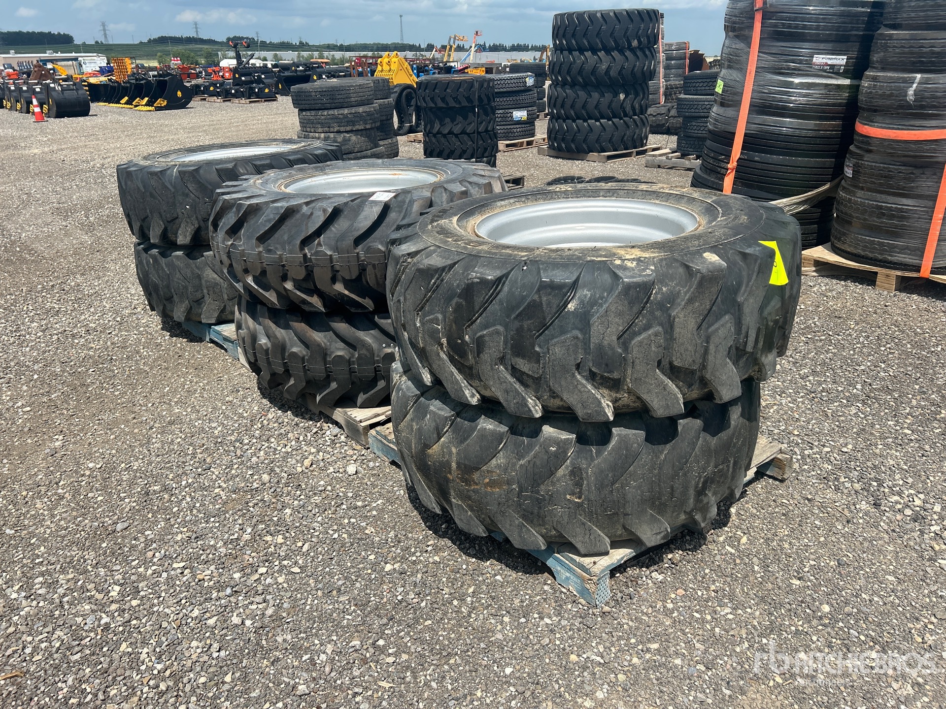 Quantity of (6) 17.5-25 L-2 Foam Filled Tires