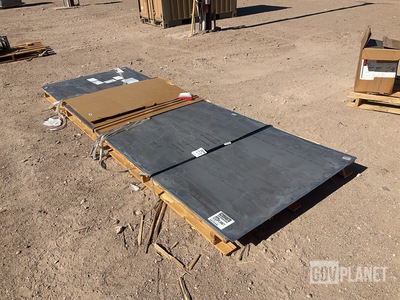(15) 12'x4' Metal Sheets & (3) 12'x1" Metal Bars