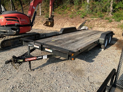 2022 Orange Line TH70-20BK4AR2B 20 ft T/A Remorque pour équipement