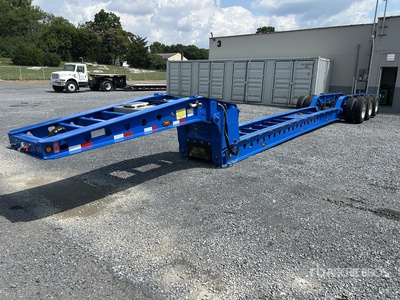 2008 Trail King TK80HDG 40 ton Tri/A Beam Removable Gooseneck Low Loader