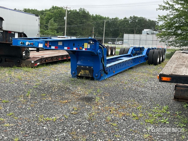 2008 Trail King TK80HDG 40 ton Tri/A Beam Removable Gooseneck Lowboy Trailer