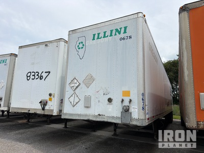 2006 Vanguard Van Enclosed Trailer 53 ft x 102 in T/A 53 ft Van Trailer