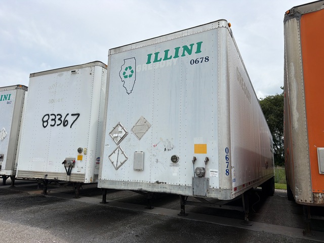 2006 Vanguard 53 ft x 102 in T/A Van Trailer