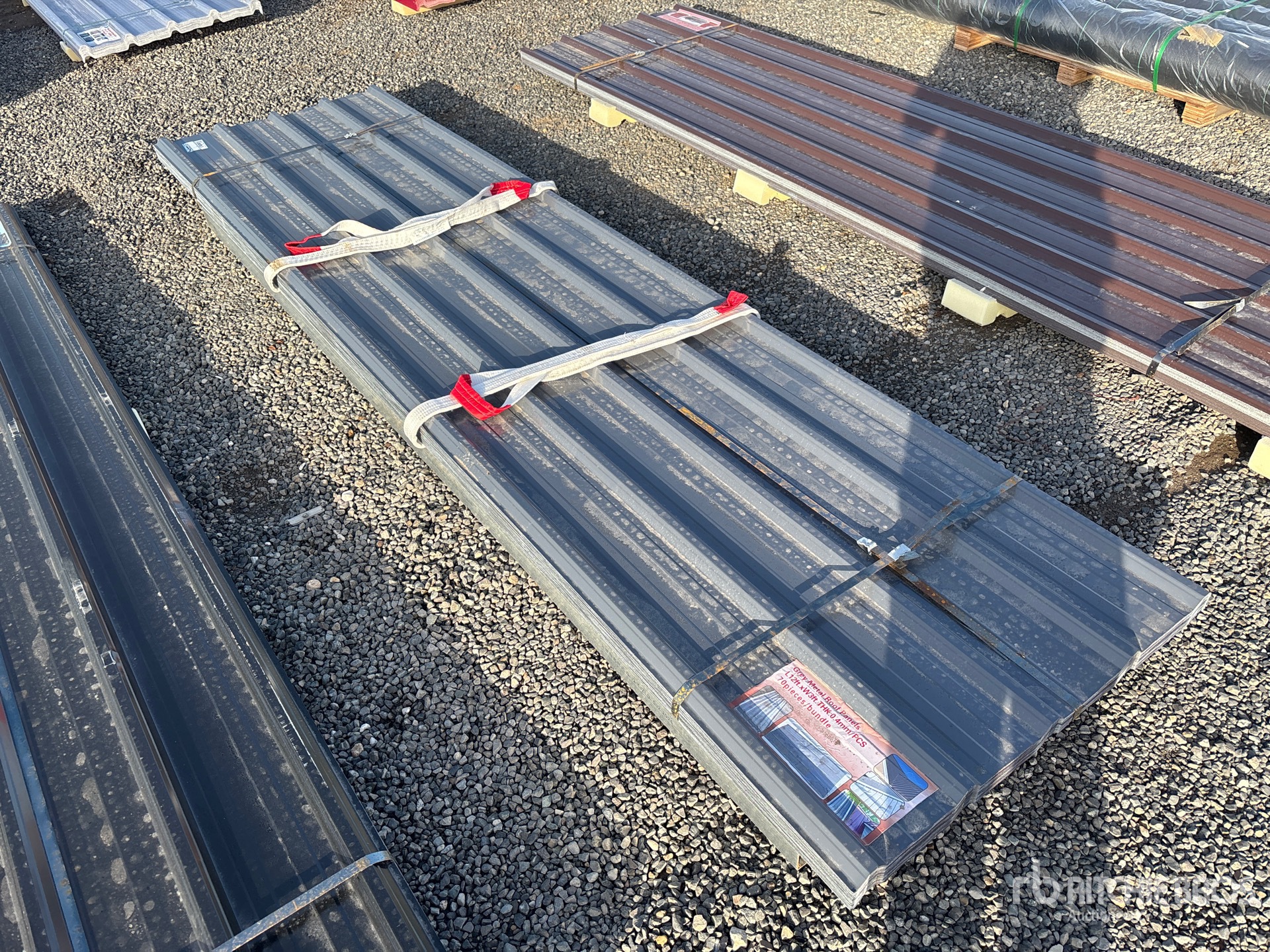 Quantity of (70) 12 ft x 3 ft Corrugated Tin (Unused)