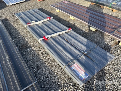 Quantity of (70) 12 ft x 3 ft Corrugated Tin (Unused)