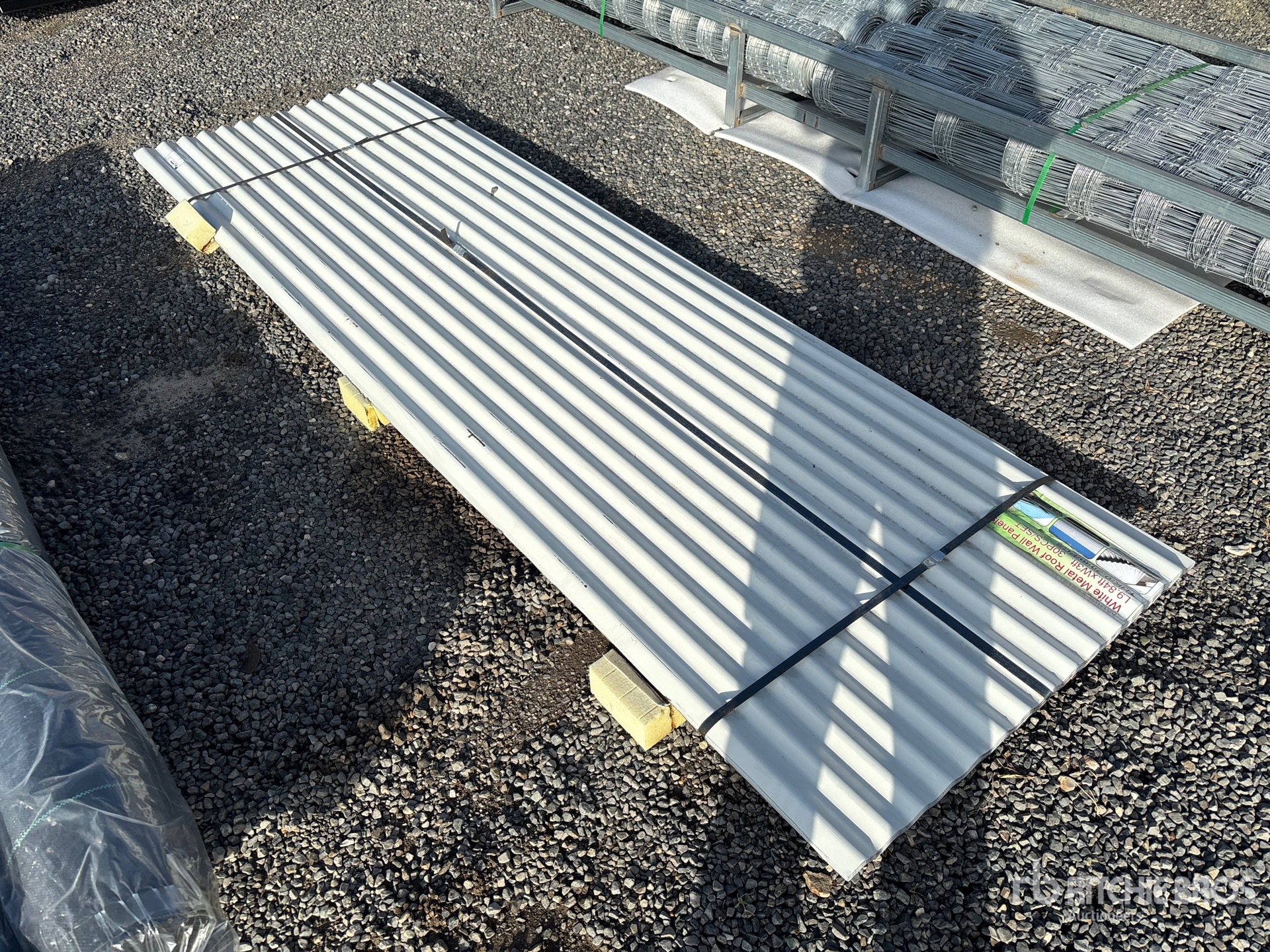 Quantity of (30) 9.8 ft x 3 ft Corrugated Tin (Unused)