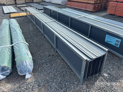 Quantity of (30) 19ft 8 in x 18 in Metal Roof Panels