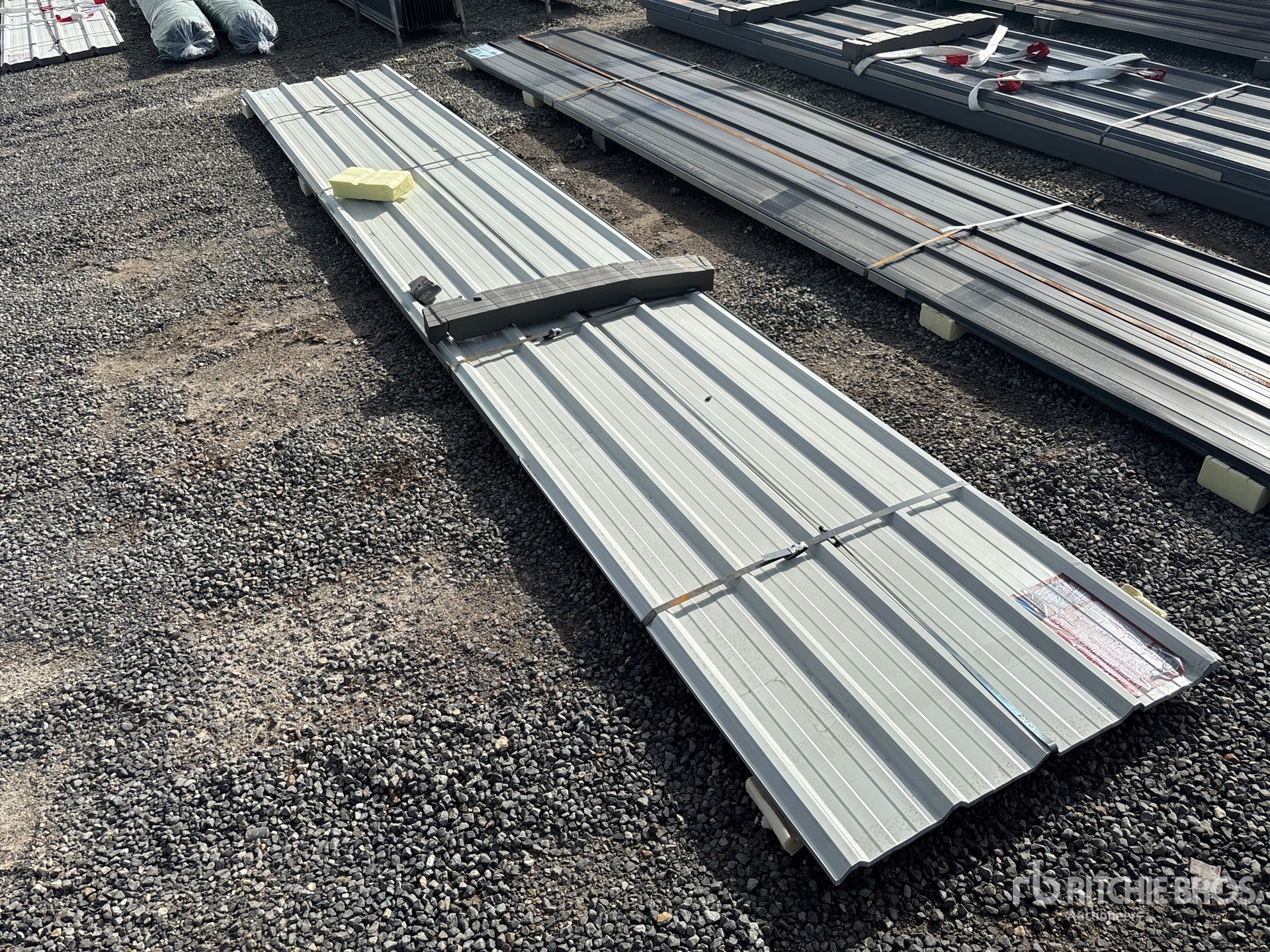 Quantity of (20) 20 ft x 3 ft Corrugated Tin (Unused)
