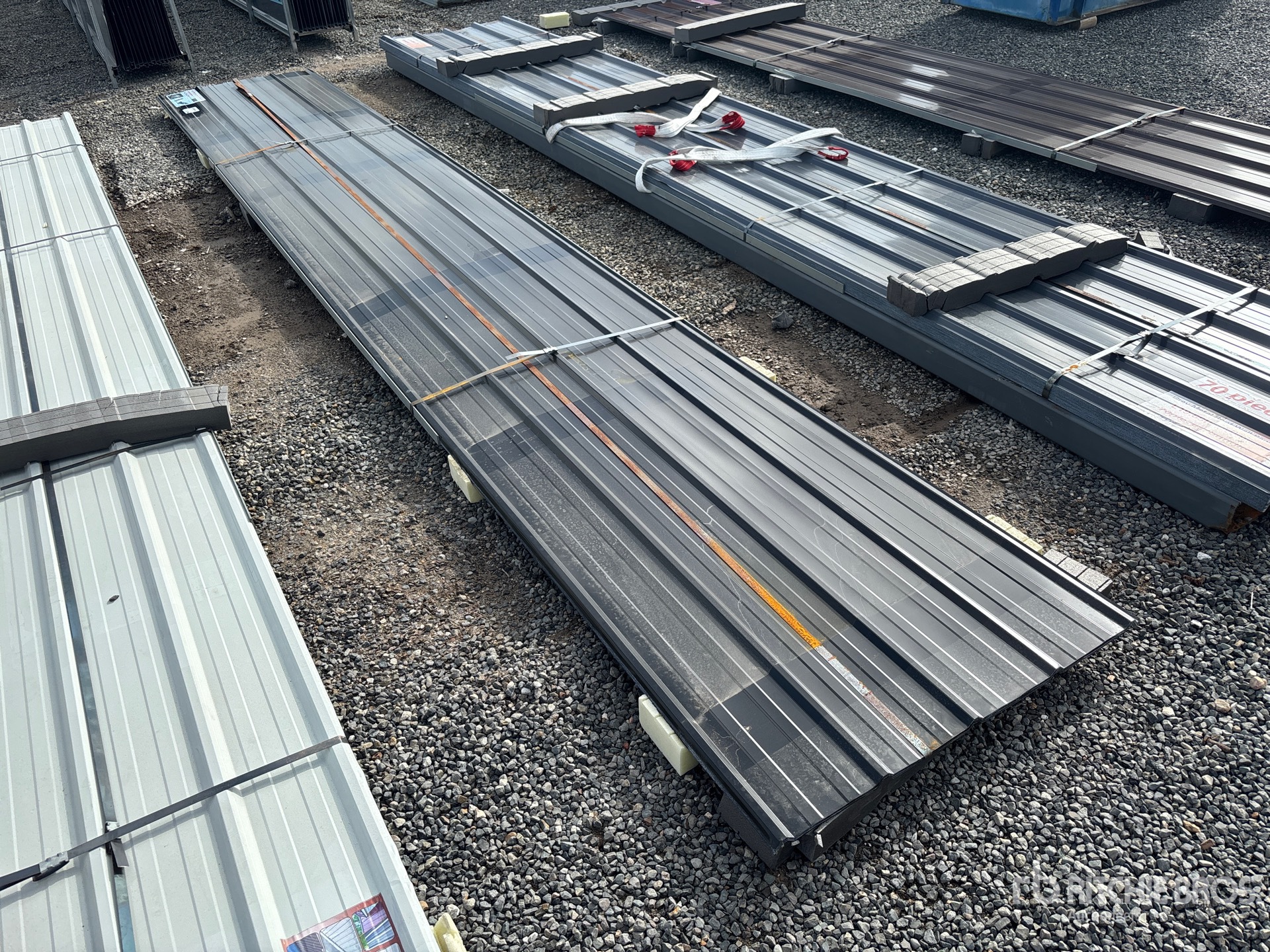 Quantity of (20) 20 ft x 3 ft Corrugated Tin (Unused)
