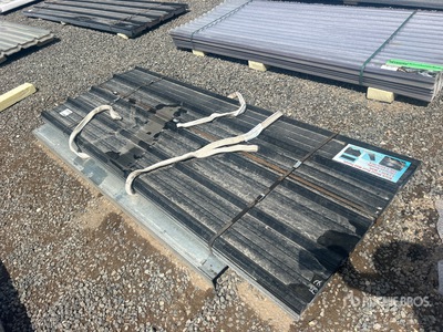 Quantity of (70) 8 ft x 3 ft Metal Roof Corrugated Tin Panels (Unused)