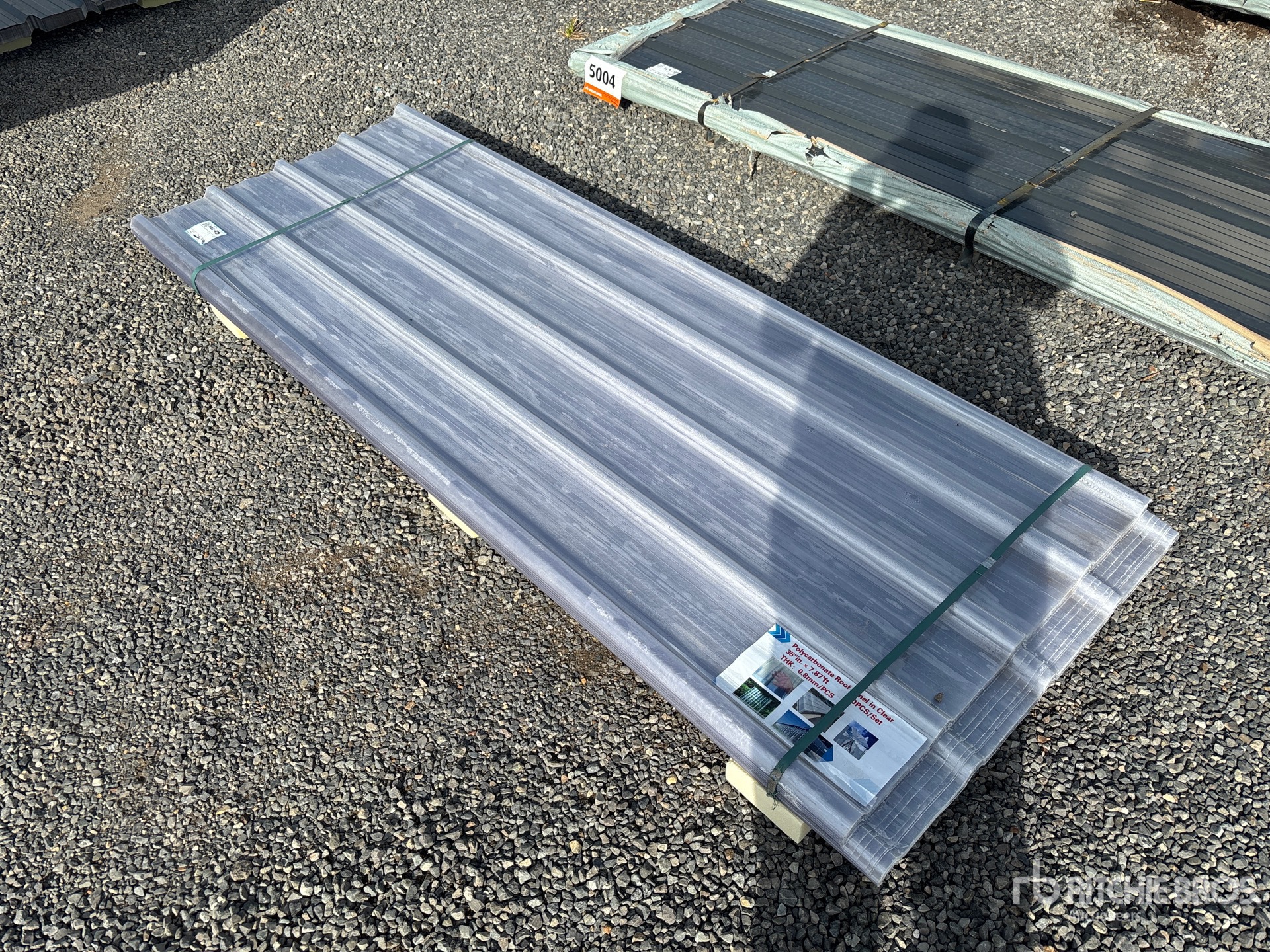 Quantity of (30) 8 ft x 3 ft Corrugated Polycarbonate Roof Panel