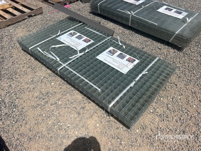 Quantity of (40) 3 ft x 6 ft Galvanized Garden Mesh Steel (Unused)