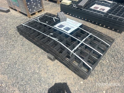 Quantity of (50) 36 In x 72 In Metal Steel Wire Mesh Sheet (Unused)