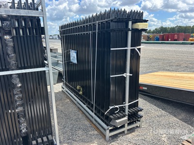 Quantity of (20) 10 ft x 7 ft Powder Coated Fencing (Unused)