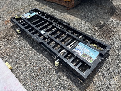 16 ft x 3 ft 4 in Wrought Iron Driveway Gate (Unused)