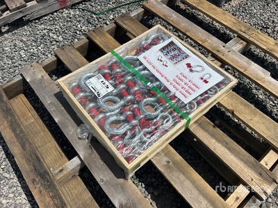 Quantity of (30) Heavy-Duty D-Ring Set Shackle (Unused)