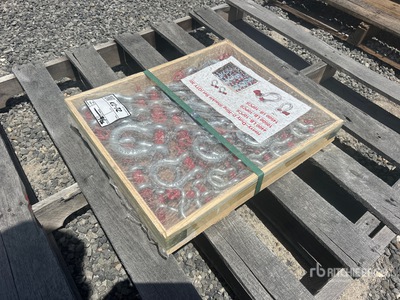 Quantity of (30) Heavy-Duty D-Ring Set Shackle (Unused)