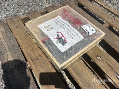 Heavy-Duty Ratchet Load Binders and Chains Set (Unused)