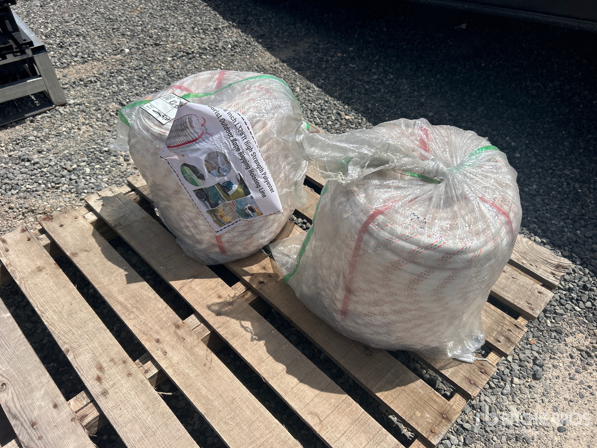 Quantity of (2) Rolls of 5/8 in x 328 ft High Strength Polyester Arborist Outdoor Rope (Unused)