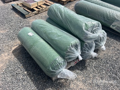 Quantity of (5) Rolls of 3.3 ft x 49.2 ft Artificial Grass Turf Drainage Holes (Unused)