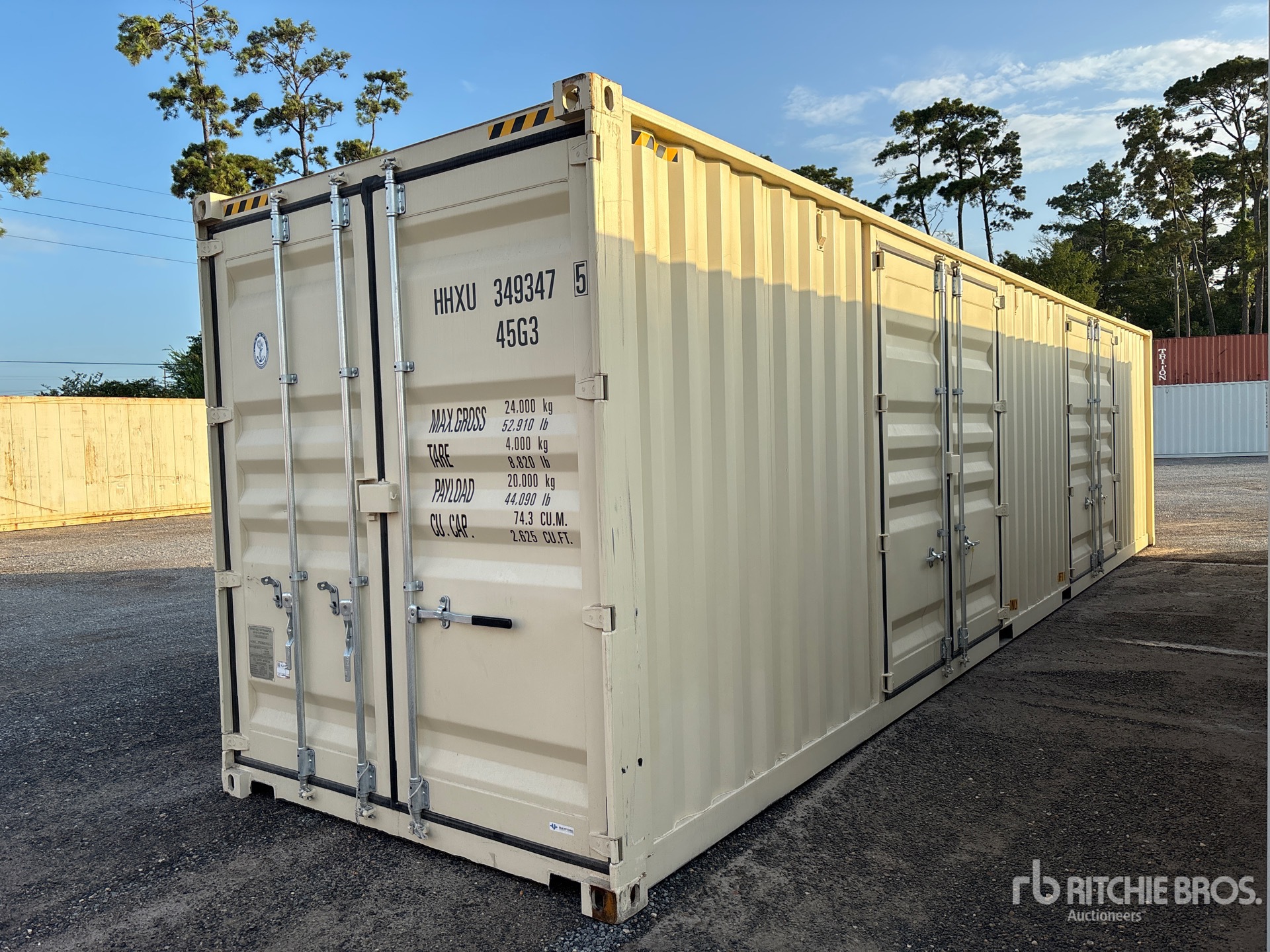 40 ft High Cube Multi-Door Storage Container