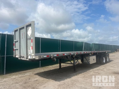 2017 Hyundai 68000 lb 36 ft T/A Piggy Back Forklift Rimorchio a cassone fisso