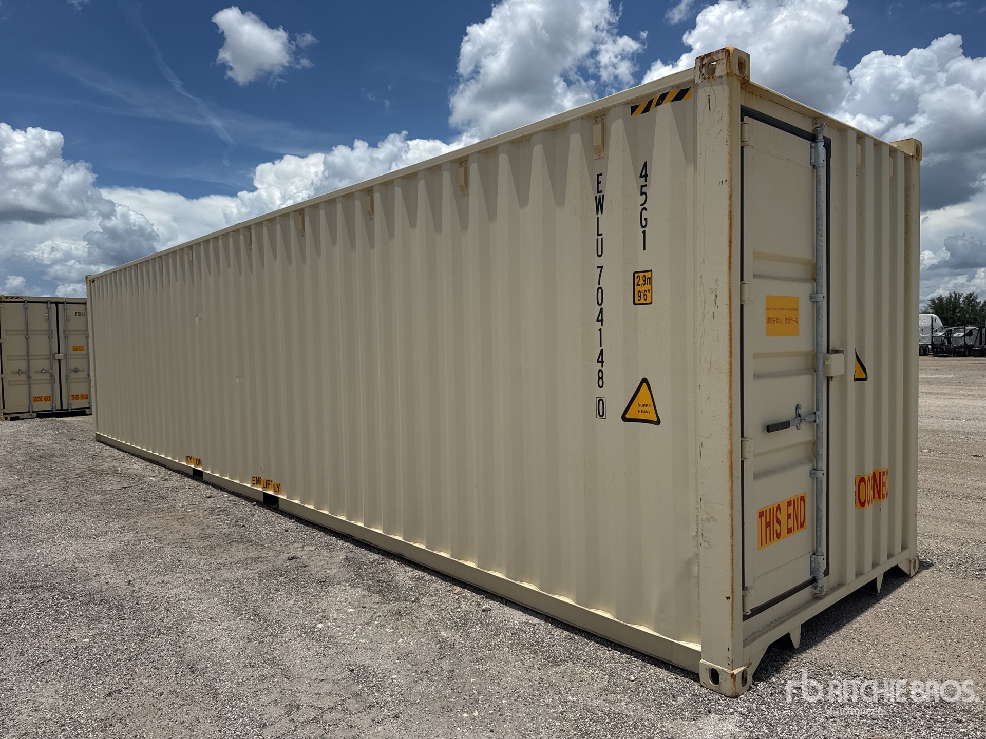 2025 40 ft High Cube Storage Container