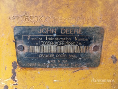 2014 John Deere 650KLGP Planierraupe