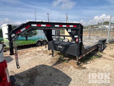 2014 PJ 20 ft T/A Gooseneck Remorque pour équipement
