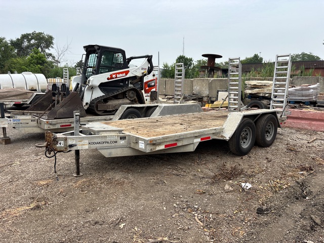 2018 Kodiak 1600 16 ft T/A Equipment Trailer