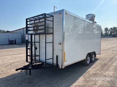 2025 The Fud Trailer 16 ft T/A Remolque de Comida