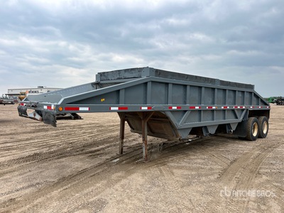 1980 Decap 20 ft T/A Belly Dump Trailer
