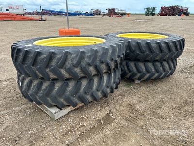Quantity of (4) Firestone Radial All Traction 23 420/80R46 Tractor Reifen