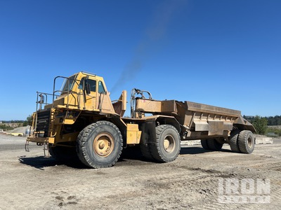 1993 Cat 773B Haul Truck w/ Off-Road Belly Dump Trailer